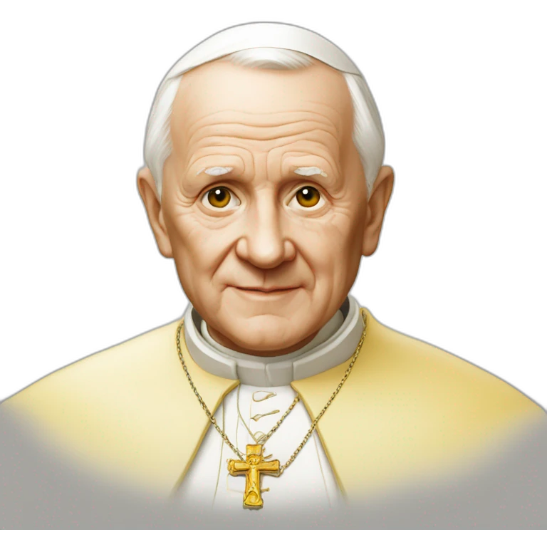 john-paul-ii-yellow-skin emoji