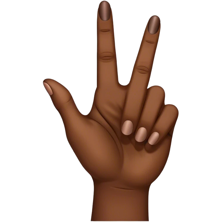 Middle finger  emoji