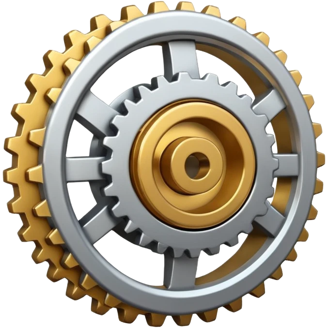  gear emoji modern professional design for business presentation emoji
