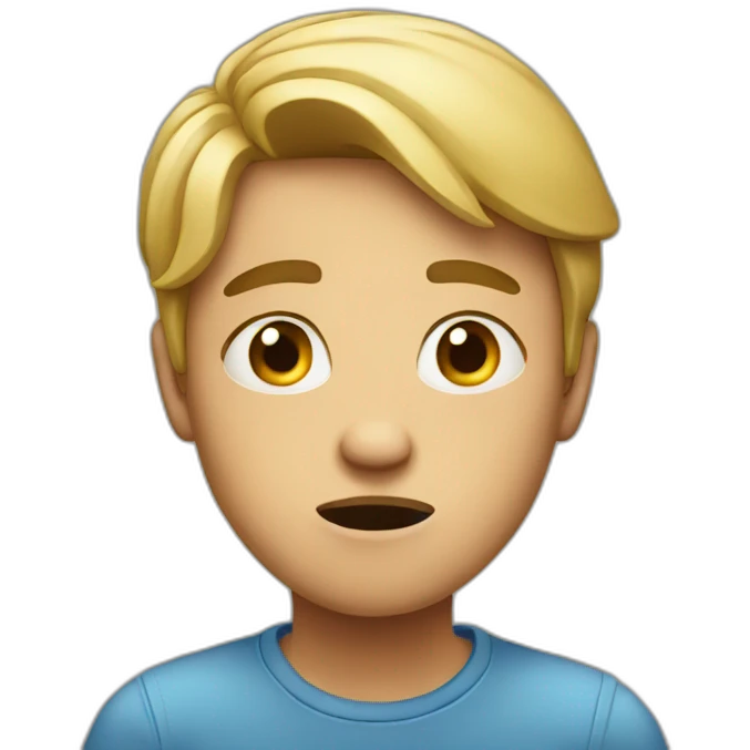 confused teenager emoji