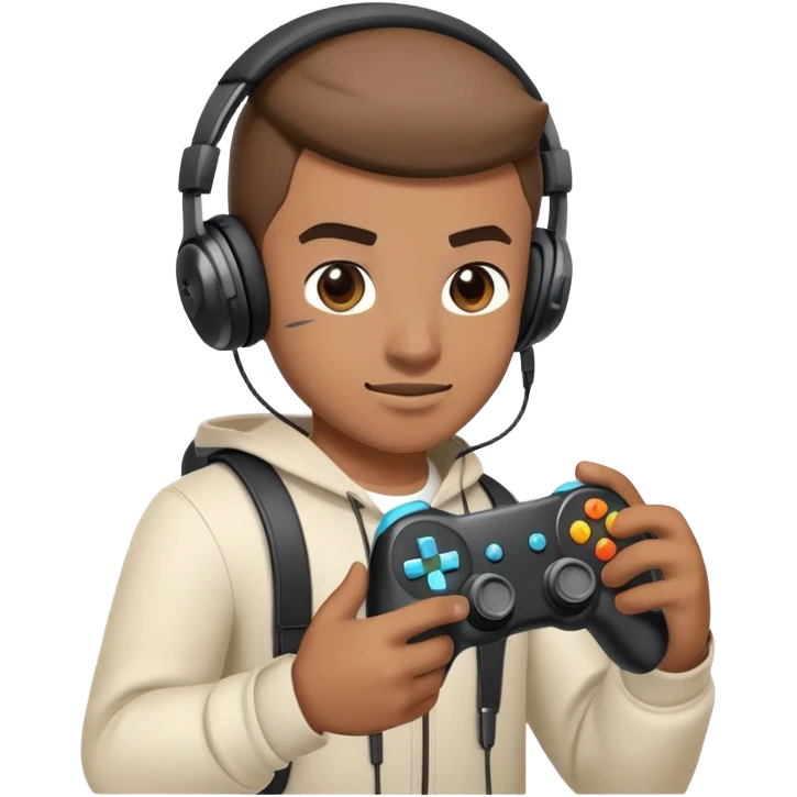 Gamer with headphones — an emoji featuring a player with headphones and a game controller, symbolizing readiness for battle. This emoji is associated with moments before key matches or rounds in CS2 when players prepare for a clutch. emoji