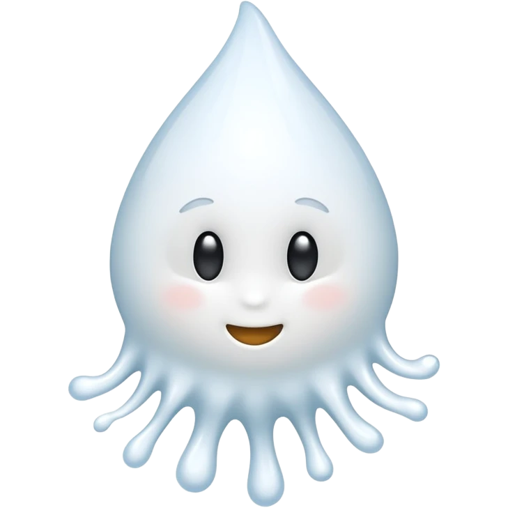 A squirt of semen flying in the air  emoji