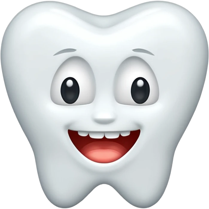 realistic tooth emoji emoji