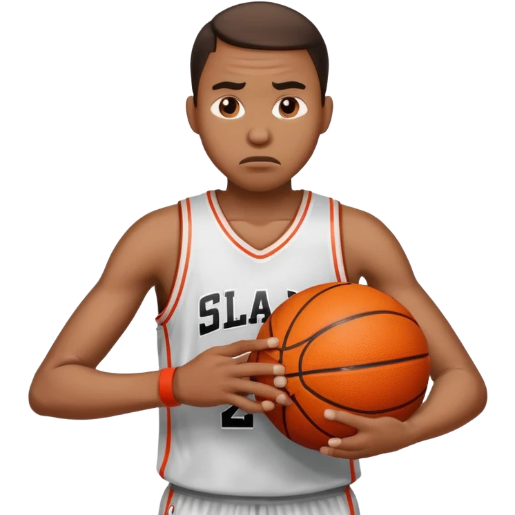 a bad basketball player  emoji