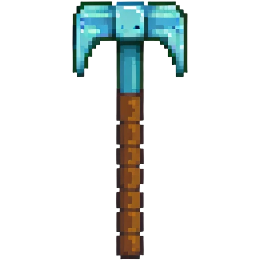 Minecraft pickaxe tool emoji