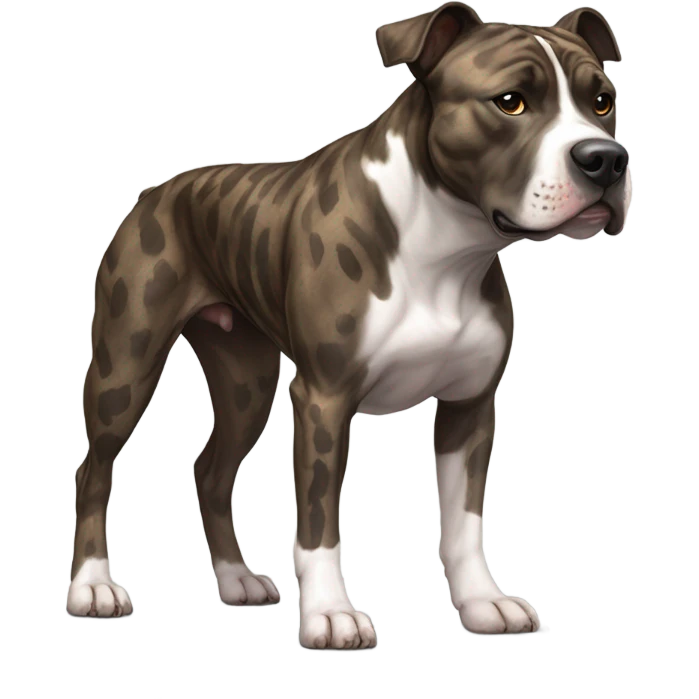 Brindle American Staffy  emoji