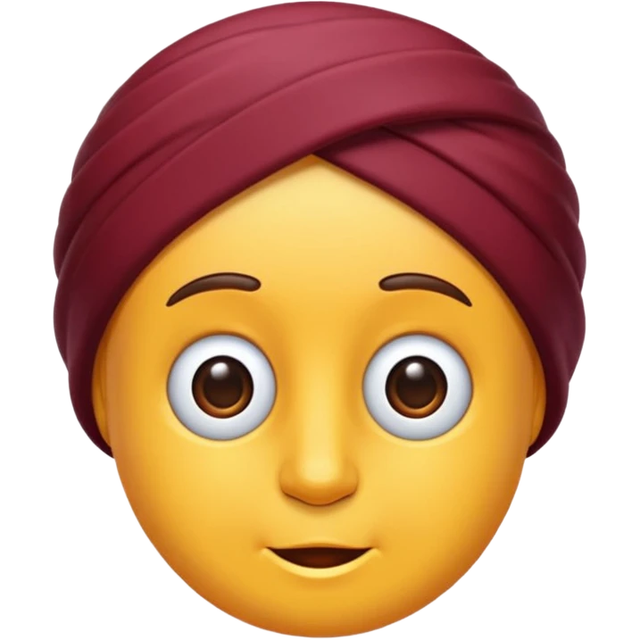 Kulaklık bordo emoji