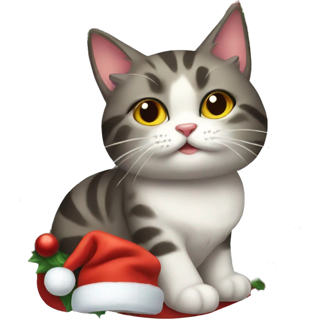Christmas cat  emoji