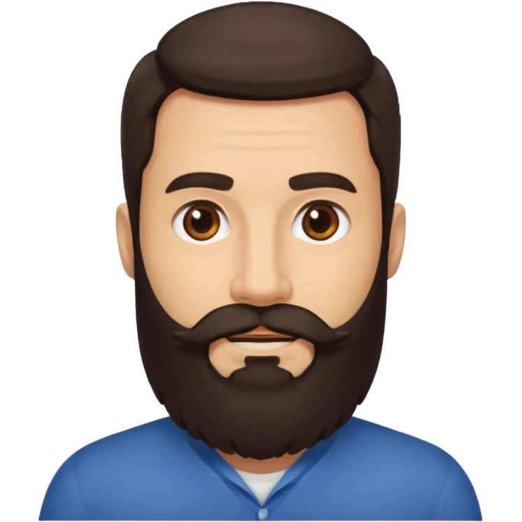 Longer beard. Only the beard, no face emoji