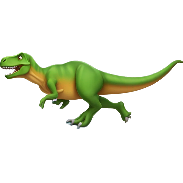T. rex surfing  emoji