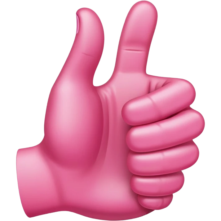 Pink thumbs up  emoji