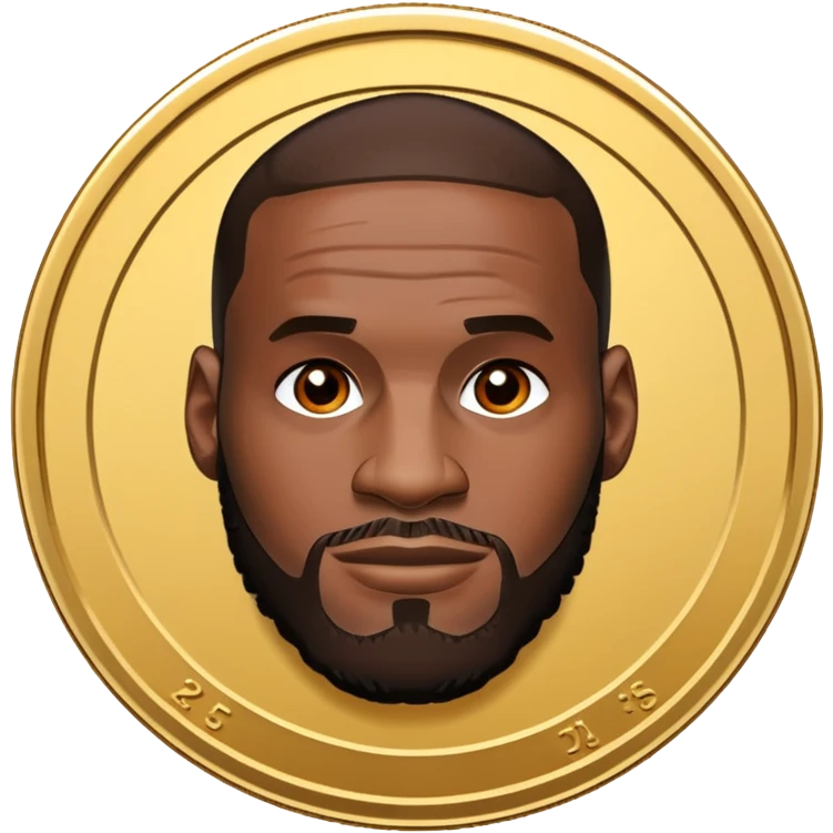 lebron james coin emoji emoji