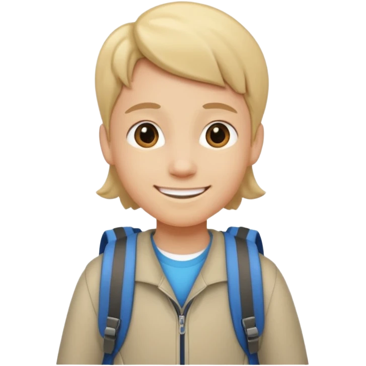 someone walking to school show school emoji