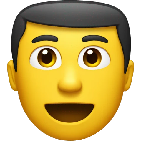 a rectangle half yellw alf red .yellow on top red on bottom emoji