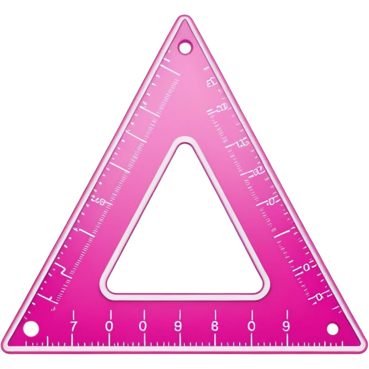 pink right triangle ruler emoji
