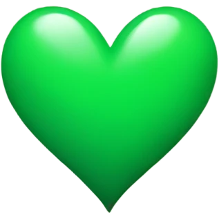 Green heart emoji