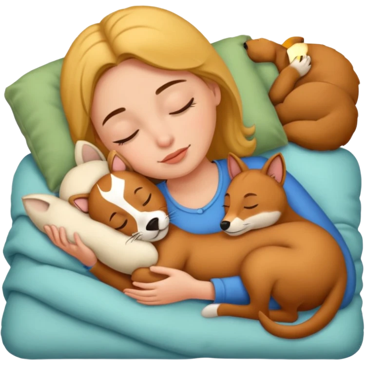 Marie Joseph les animaux font dodo emoji