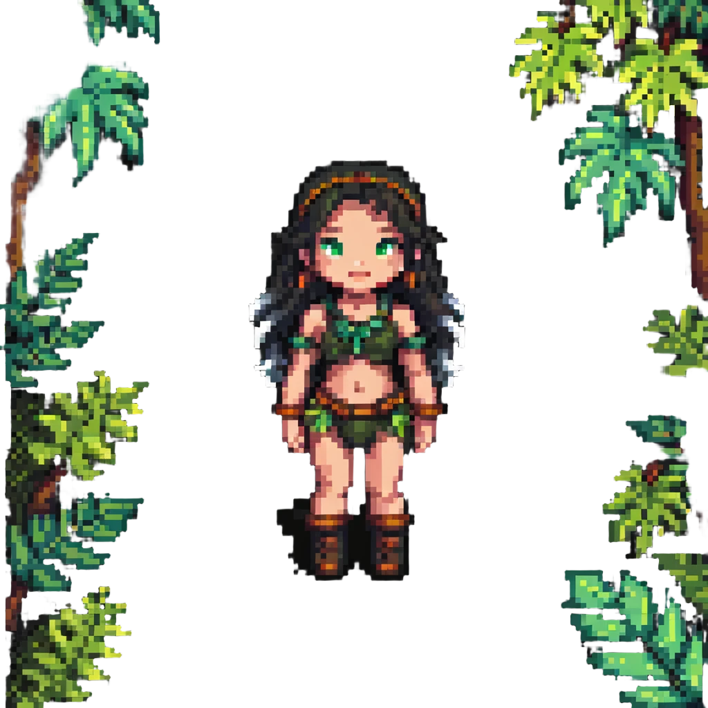 jungle girl emoji