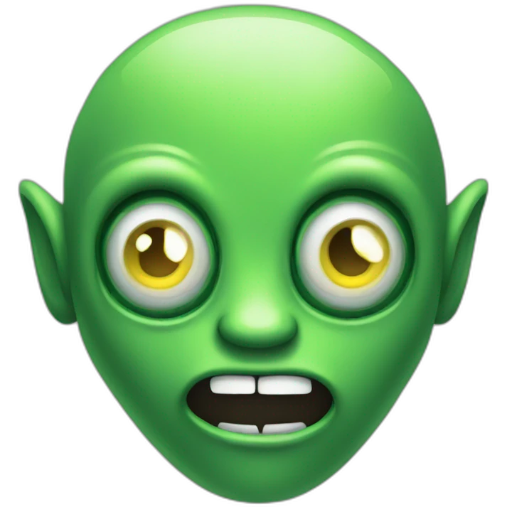 hot alien emoji