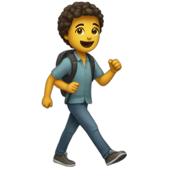 Walking emoji