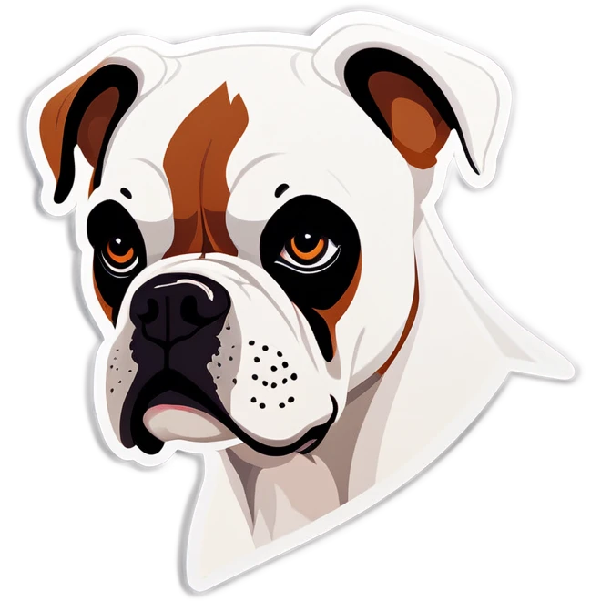 White boxer emoji