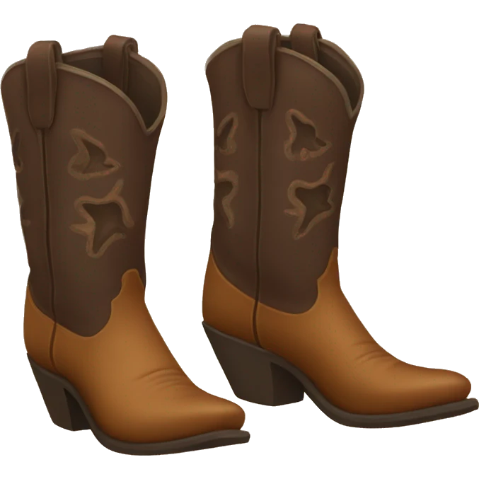 Cowboy boots emoji