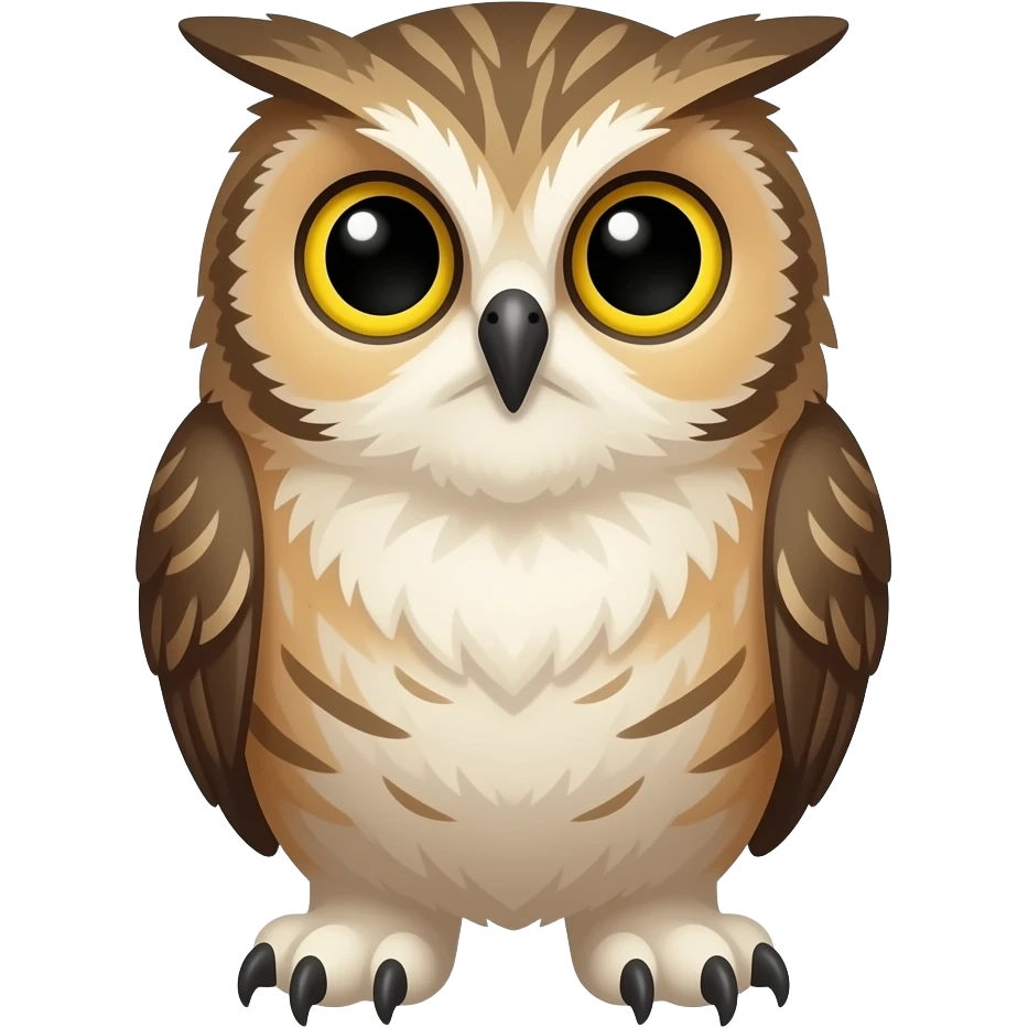 cat owl emoji
