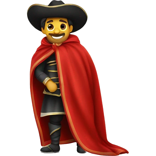 torero with a red blanket emoji