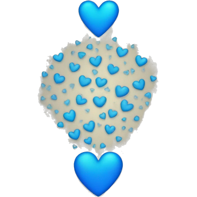 blue heart emoji