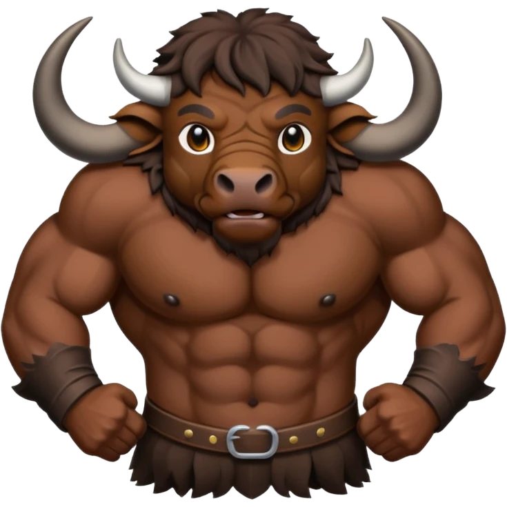A cape buffalo emoji