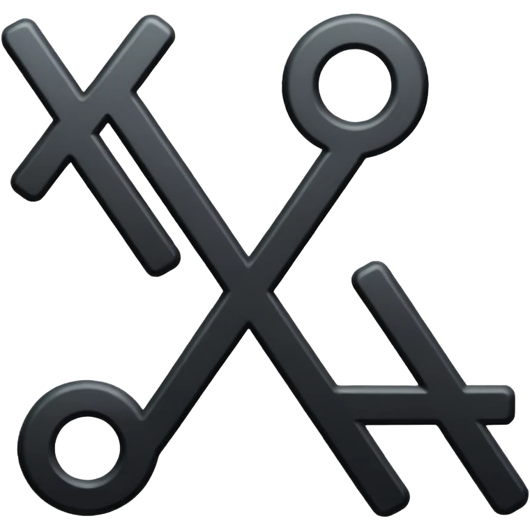 math symbol x emoji