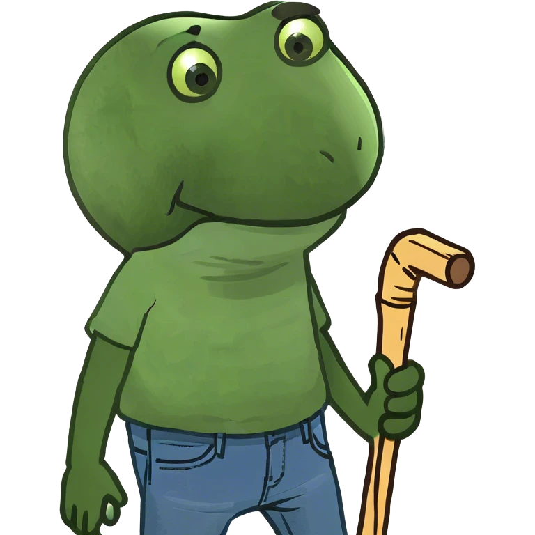 Guy with stick out jeens emoji