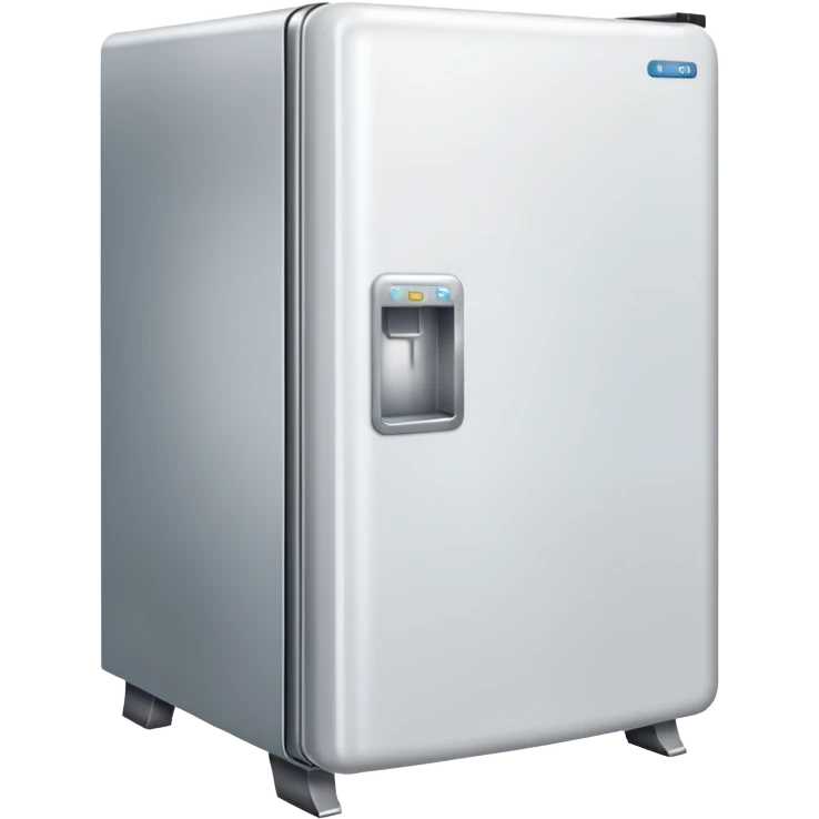 A fridge with arms and legs emoji