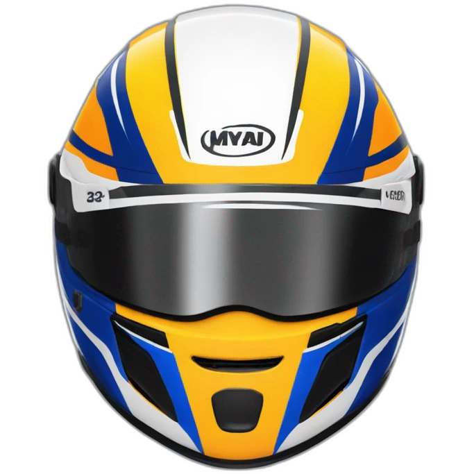 Lando Norris With his helmet emoji