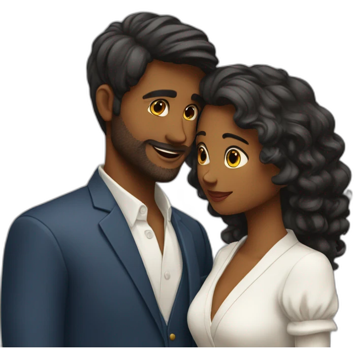 Chat amoureux  emoji
