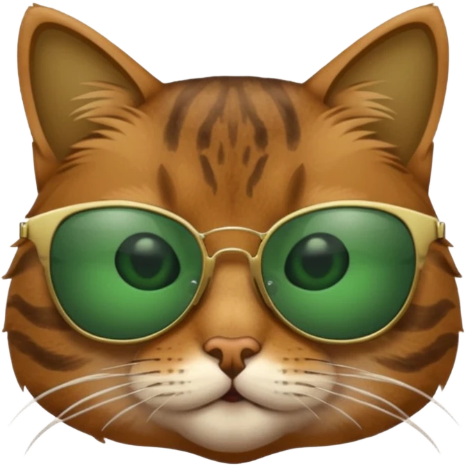 Cat wearing sunglasses emoji