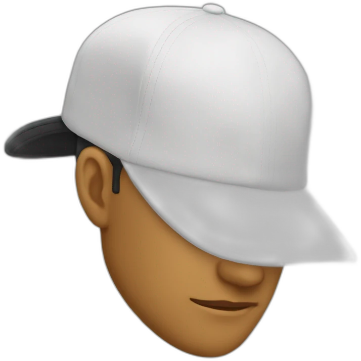 Casquette à l’envers emoji