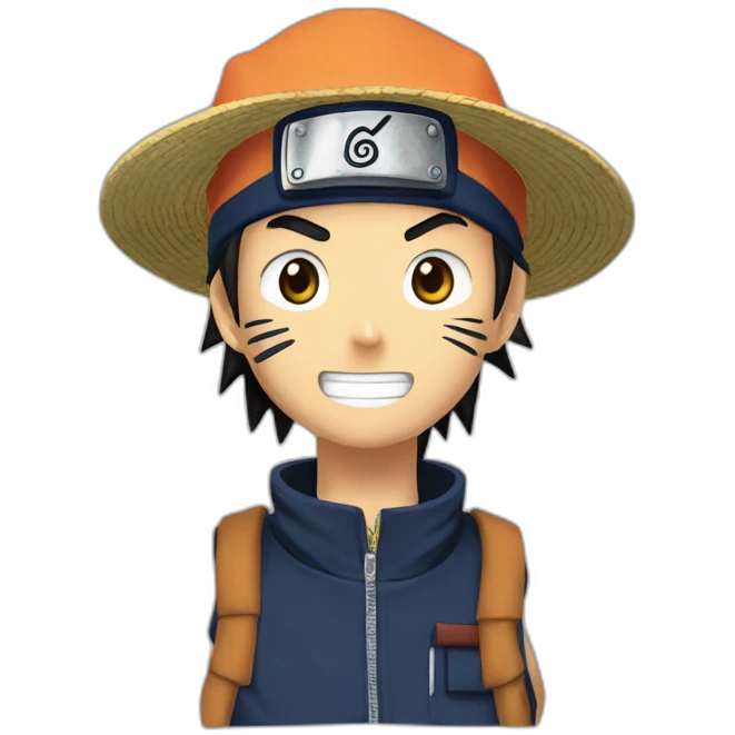 Naruto et Luffy emoji