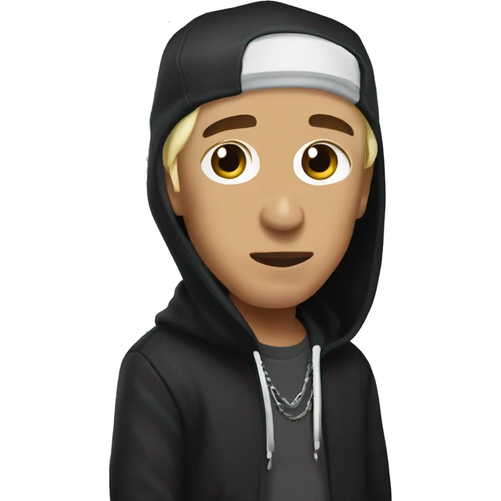Black Eminem slim shady  emoji