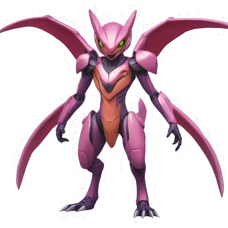 genji-genesect-raptor-Fakémon-hybrid full body emoji