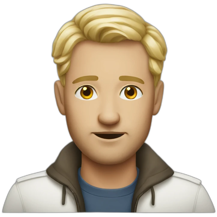 bold man from Denmark emoji
