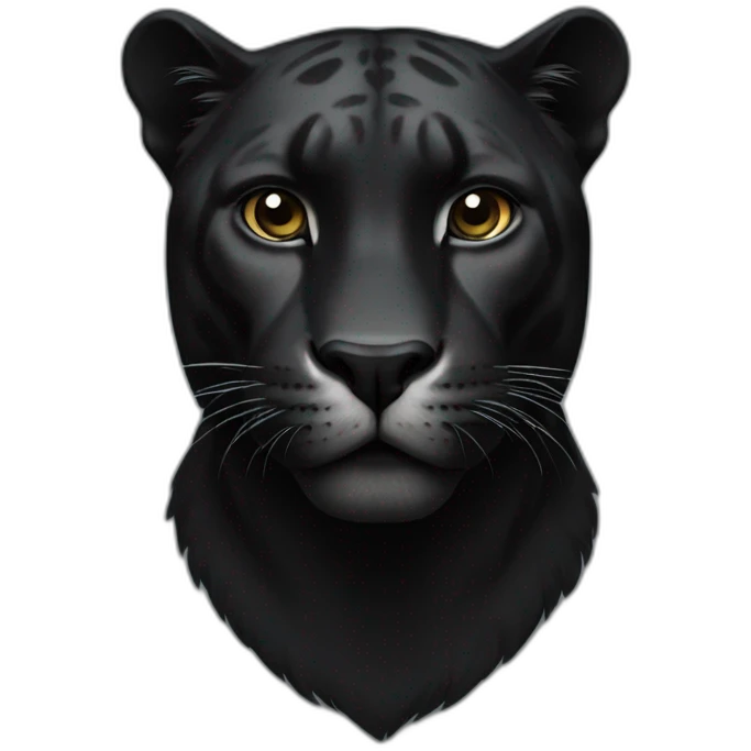 Black panthera emoji