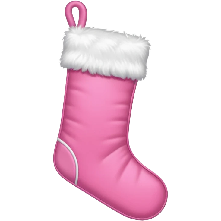 Pink christmas emoji