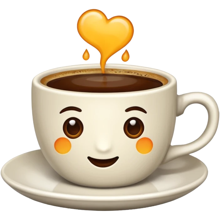 Taza de cafe emoji