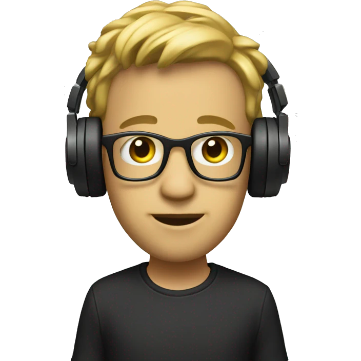 Un mono Dj emoji