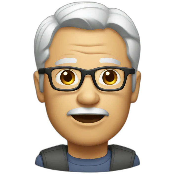 Boomer AI obsessed emoji