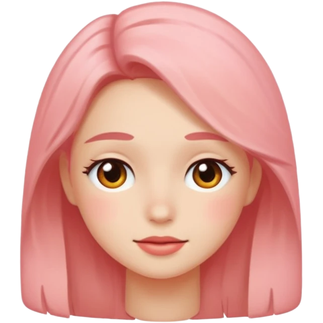 Blushing emoji