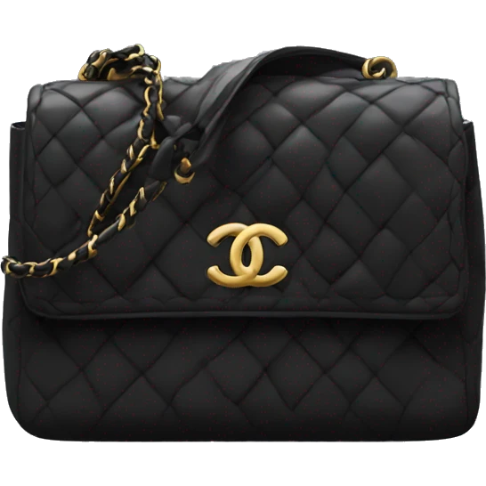 Black Chanel bag emoji