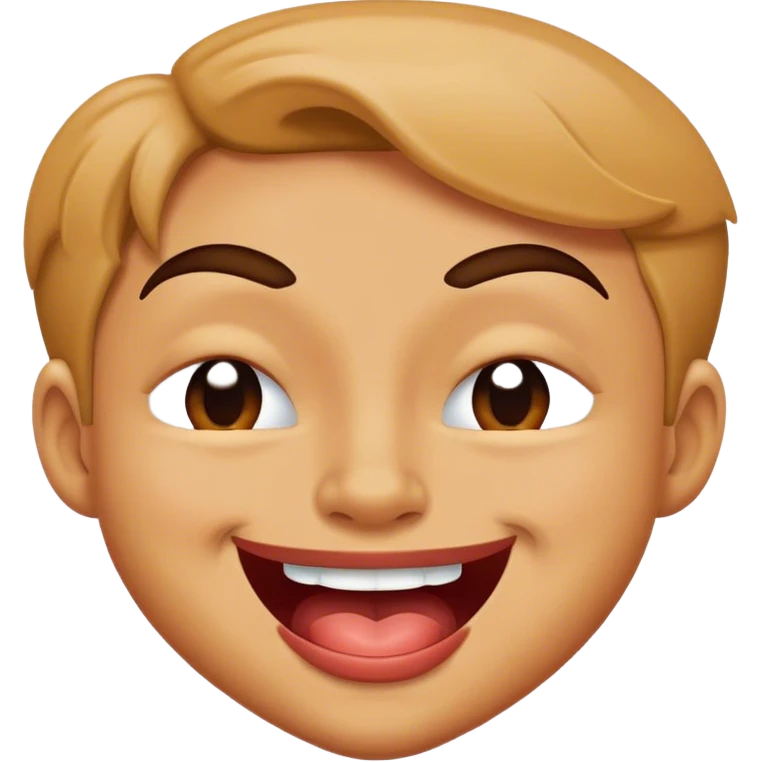 Lip bite and wink emoji