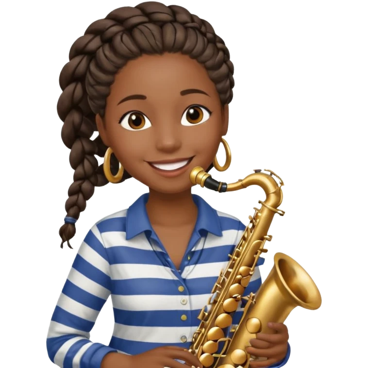 Street Music Performer black woman  emoji